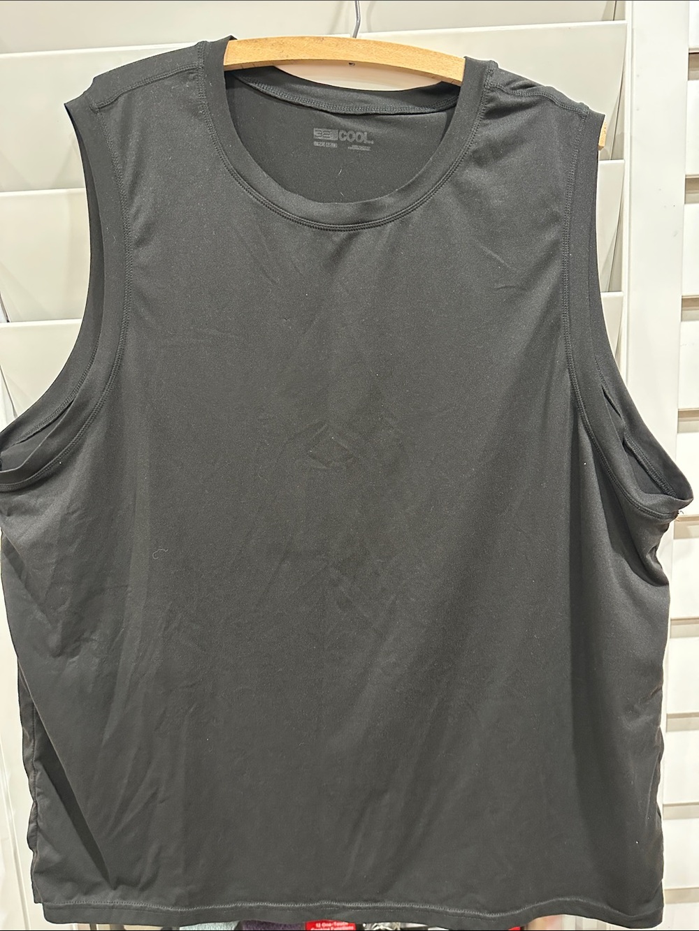 Men's Black Performance Tank Top